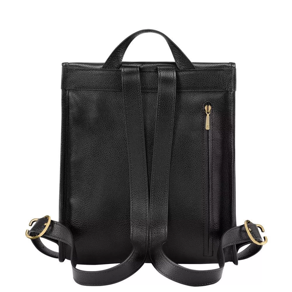 Longchamp Le Foulonne Black Backpack